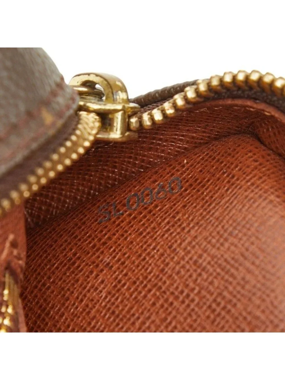 Louis Vuitton Monogram Maroulis Dragonne GM Clutch Brown Leather